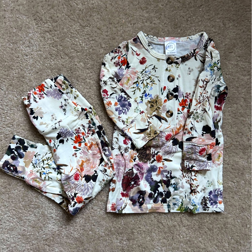 Lou Lou top and bottom set in “Nellie”